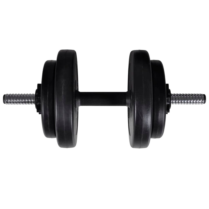 vægtstang- og squat-stativ med vægtstang- og håndvægtsæt 60,5kg