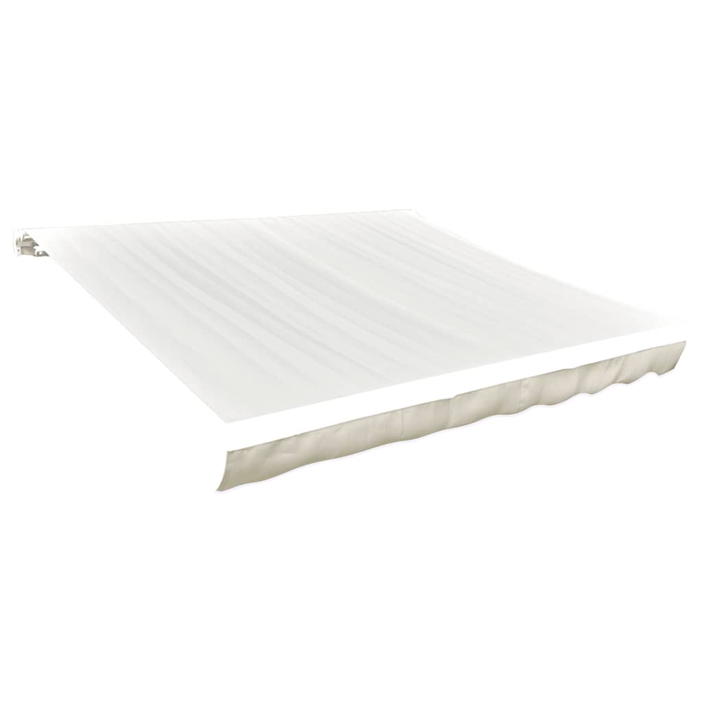 udskiftningsdug til markise 450x300 cm polyester cremefarvet