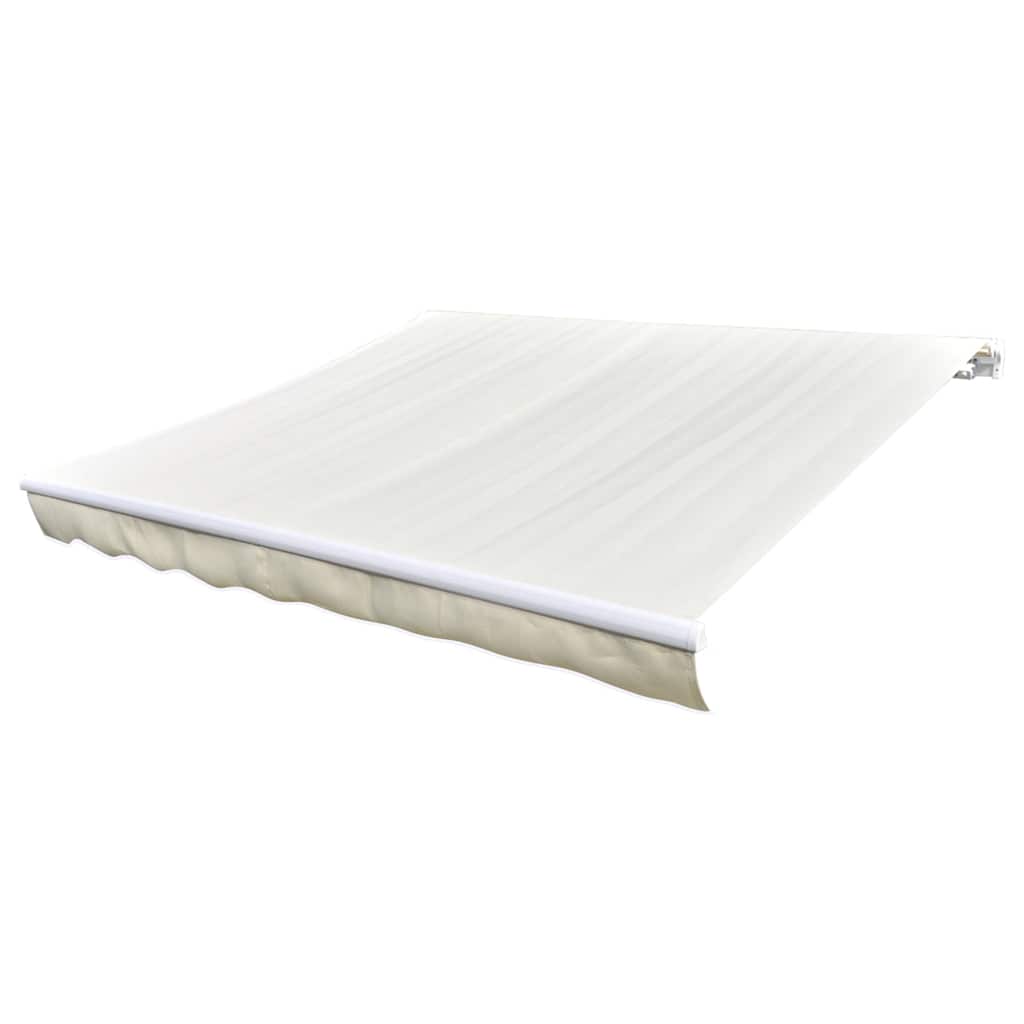 udskiftningsdug til markise 450x300 cm polyester cremefarvet