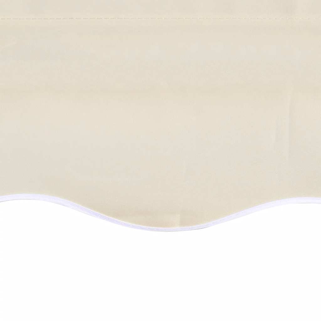 udskiftningsdug til markise 450x300 cm polyester cremefarvet