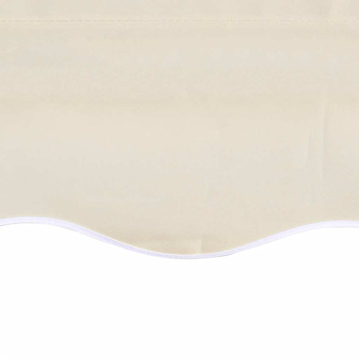 udskiftningsdug til markise 450x300 cm polyester cremefarvet