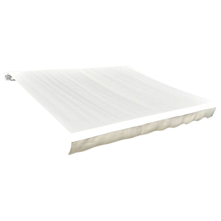 udskiftningsdug til markise 450x300 cm polyester cremefarvet