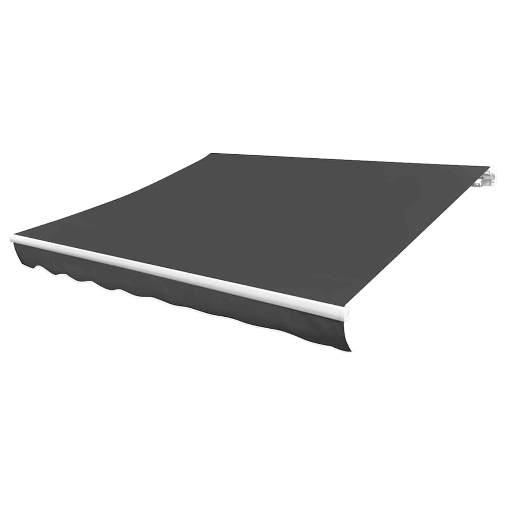 udskiftningsdug til markise 500x300 cm polyester grå