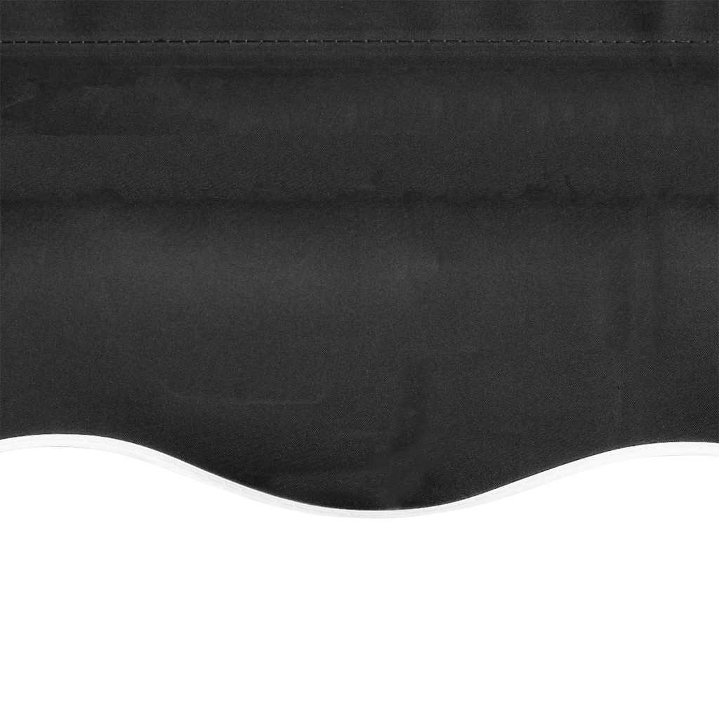 udskiftningsdug til markise 500x300 cm polyester grå