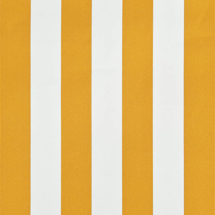 foldemarkise 150x150 cm gul og hvid