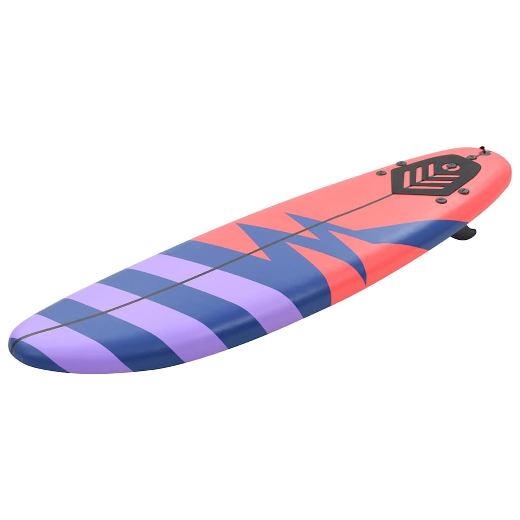 surfbræt 170 cm stribet