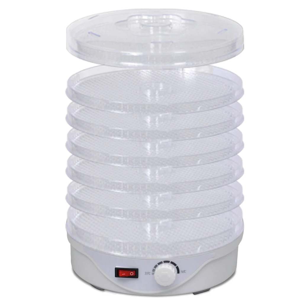 fødevaredehydrator rund 250 W 6 bakker