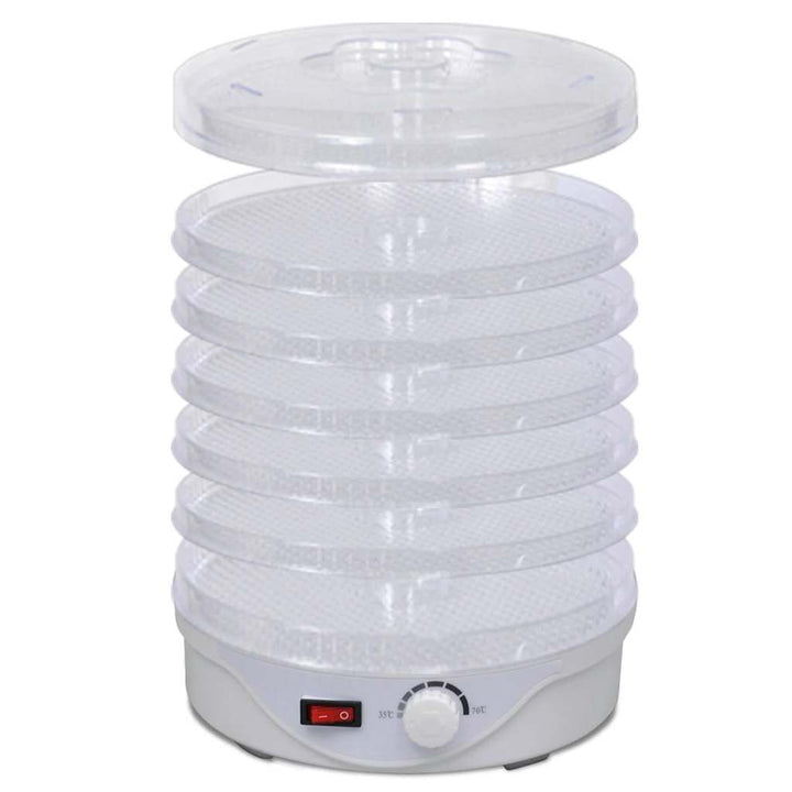 fødevaredehydrator rund 250 W 6 bakker