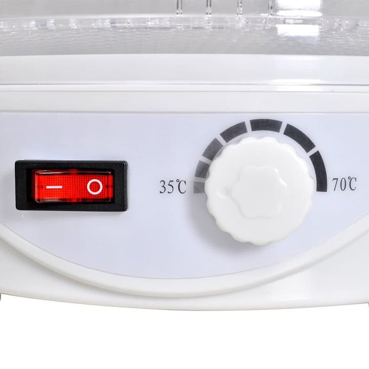 fødevaredehydrator rund 250 W 6 bakker