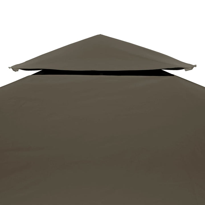 pavillontopdække i 2 lag 3x3 m 310 g/m² gråbrun