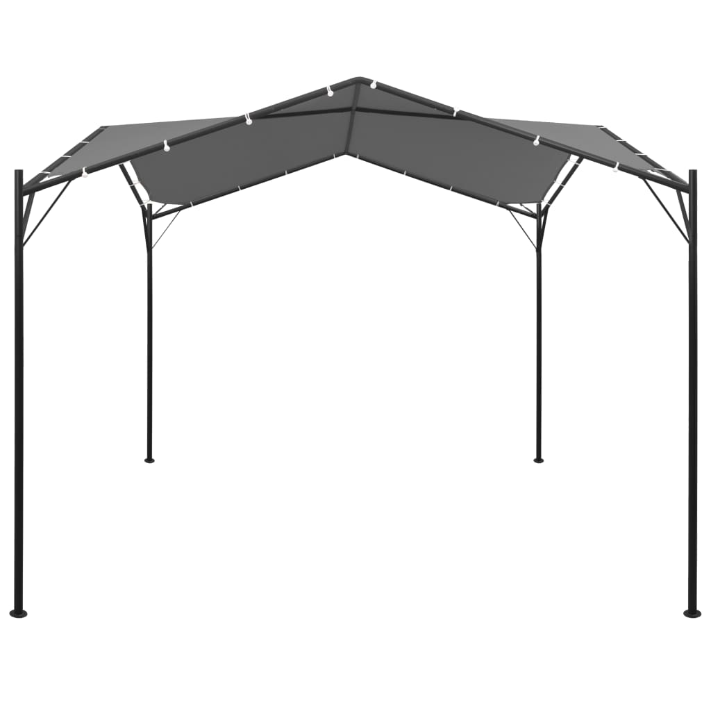 pavillon 4x4 m antracitgrå