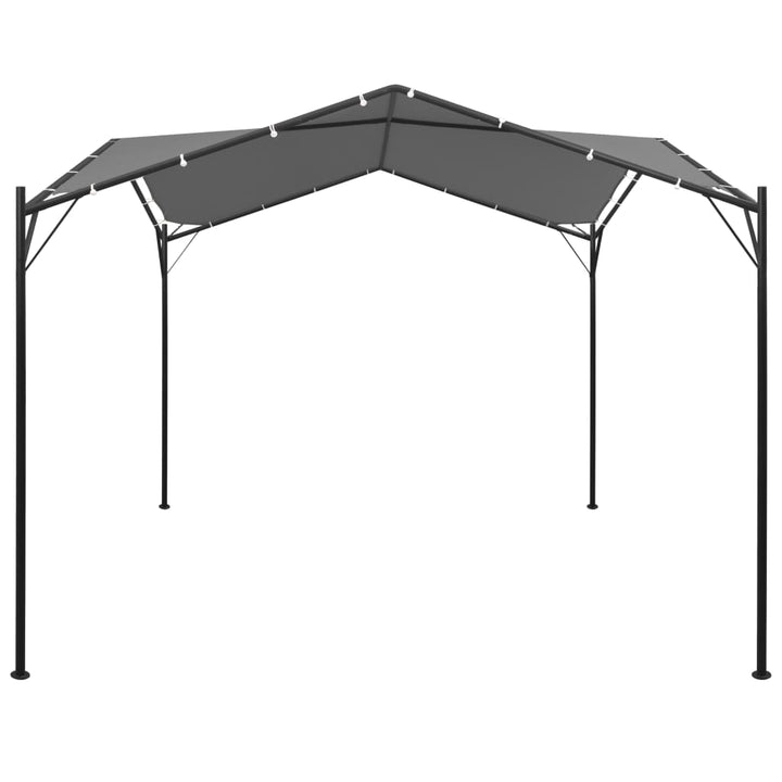 pavillon 4x4 m antracitgrå