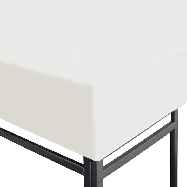 pavillontopdække 310 g/m² 3 x 3 m cremehvid