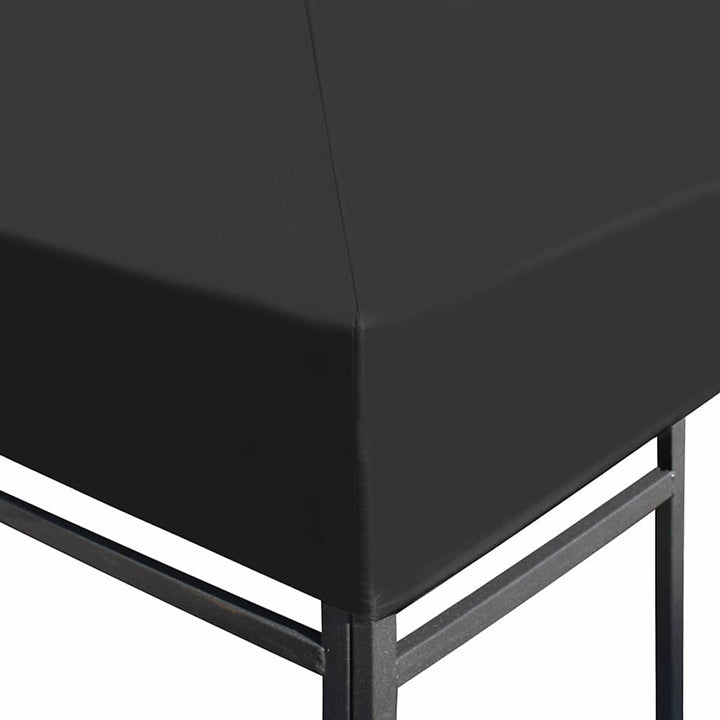 pavillontopdække 310 g/m² 3 x 3 m grå