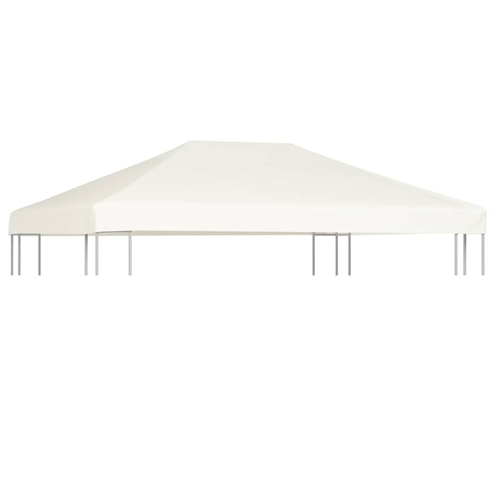 pavillontopdække 310 g/m² 4 x 3 m cremehvid