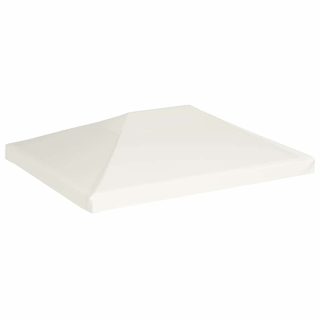 pavillontopdække 310 g/m² 4 x 3 m cremehvid