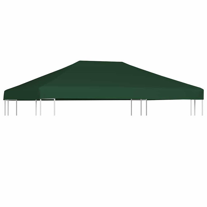 pavillontopdække 310 g/m² 4 x 3 m grøn