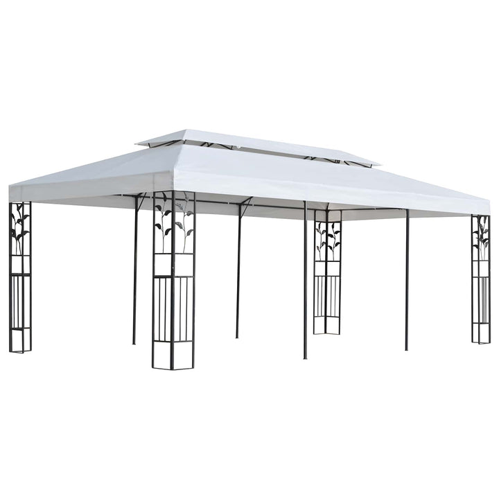 Pavillondug Hvid 300 x 600 cm Polyester