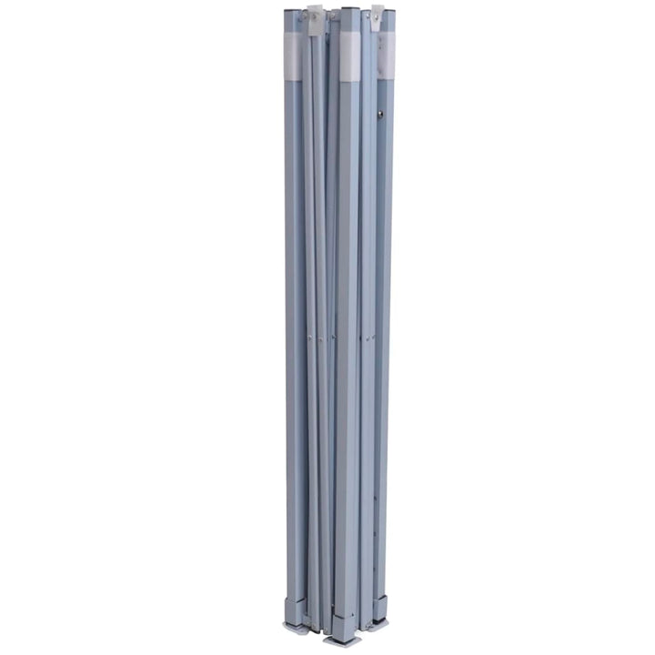 foldbart telt med 2 vægge 291x291x315 cm cremefarvet