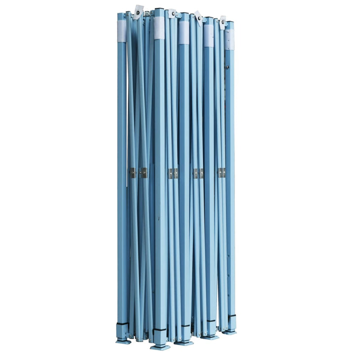 foldbart pop op-festtelt med 8 sidevægge 870x291x315 cm cremefarvet