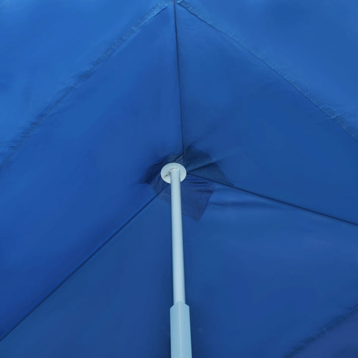 foldbart pop up-festtelt med 5 sidevægge 3 x 9 m blå