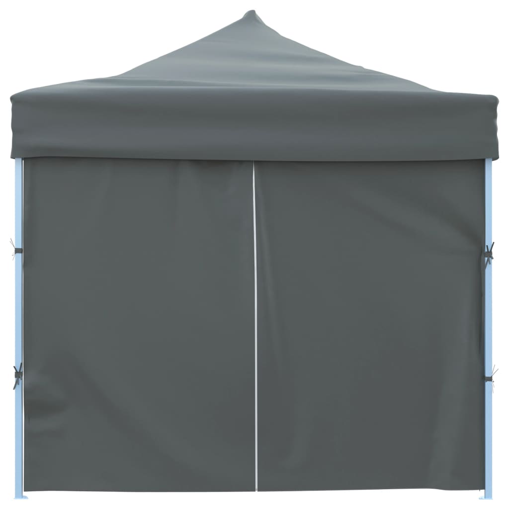 foldbart pop op-festtelt med 8 sidevægge 870x291x315 cm antracitgrå