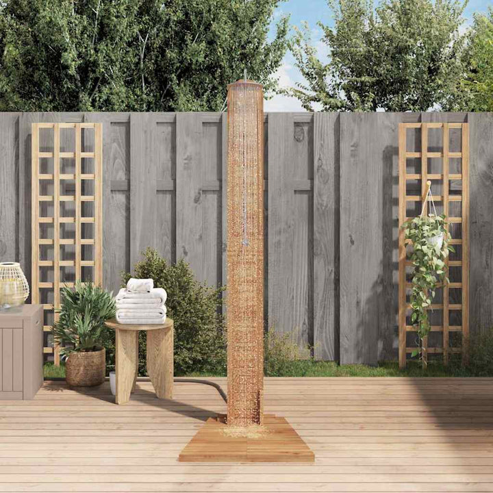 havebruser 70x75x204 cm massivt teak