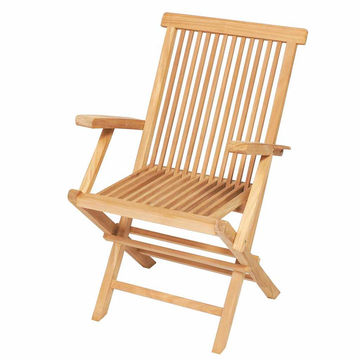 udendørs spisebordssæt 7 dele 150-200x100x75 cm massivt teak