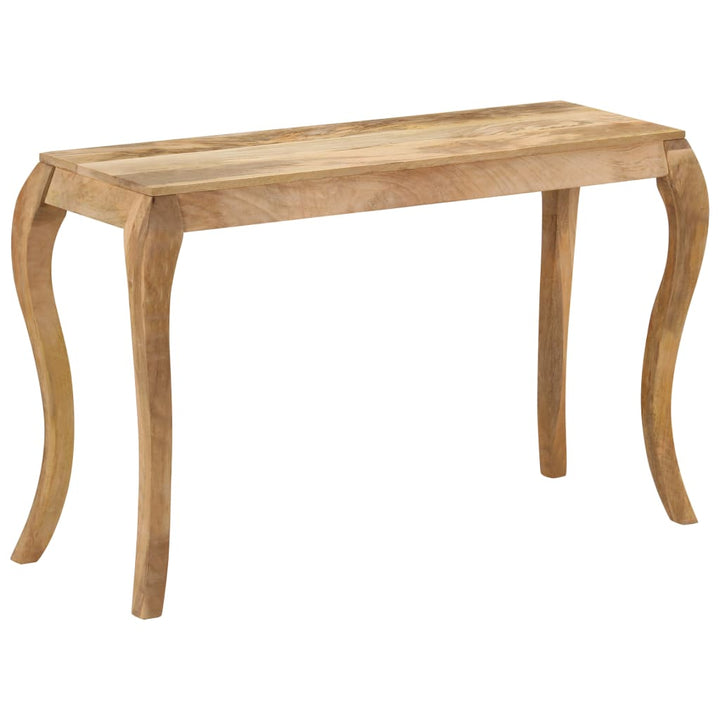 konsolbord massivt mangotræ 118 x 38 x 76 cm