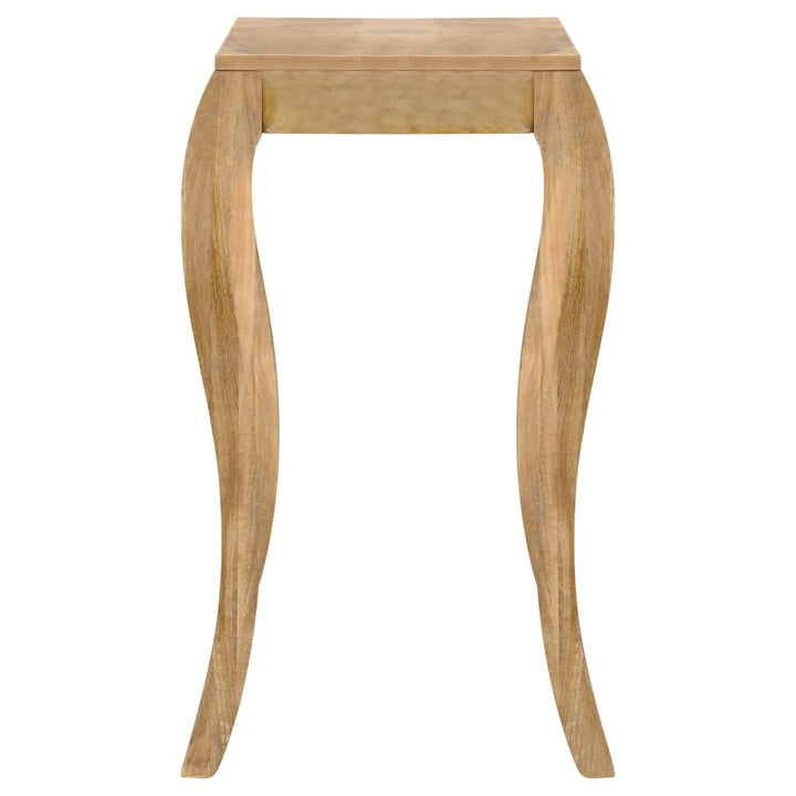 konsolbord massivt mangotræ 118 x 38 x 76 cm