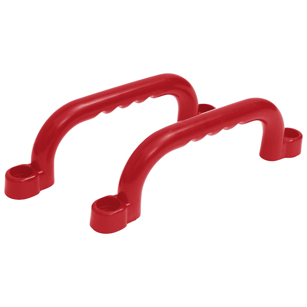 gynger med reb 2 stk. 37x15 cm polyethylen blå