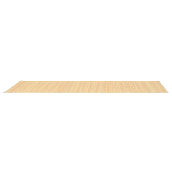 gulvtæppe 80x300 cm bambus naturfarvet