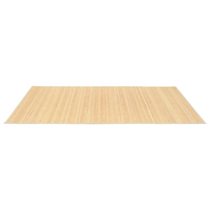 gulvtæppe 100x160 cm bambus naturfarvet