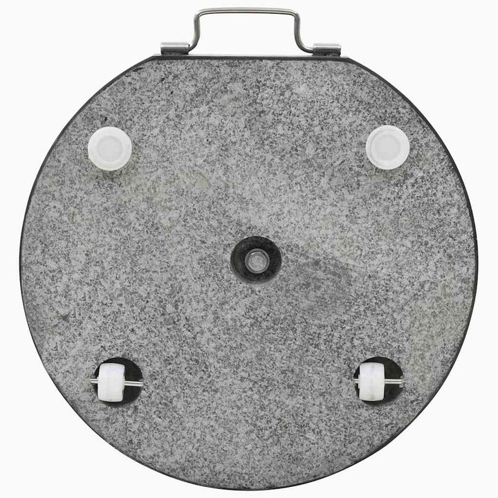 parasolfod granit 30 kg rund sort