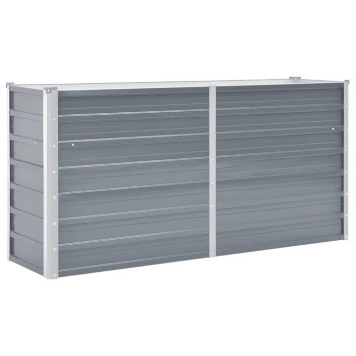 højbed 160x40x77 cm galvaniseret stål grå