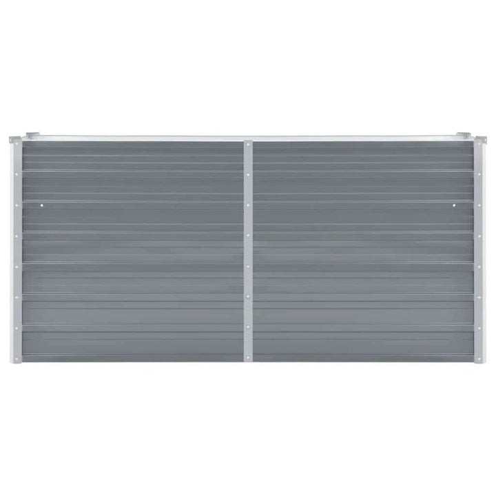 højbed 160x40x77 cm galvaniseret stål grå