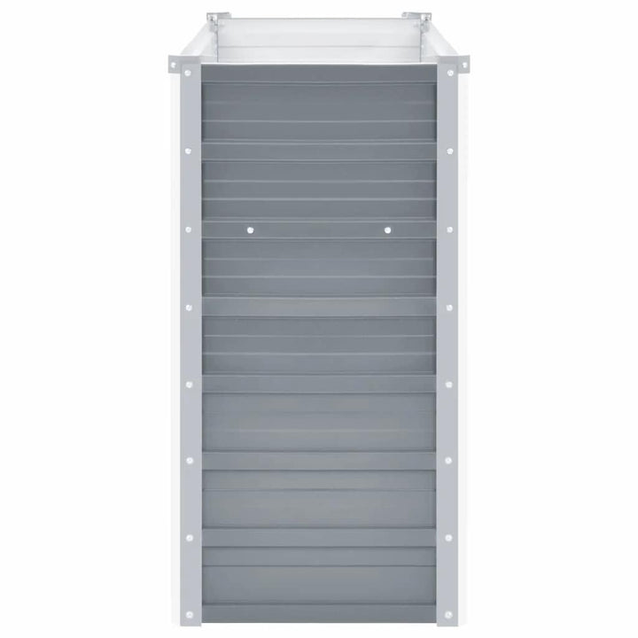 højbed 160x40x77 cm galvaniseret stål grå