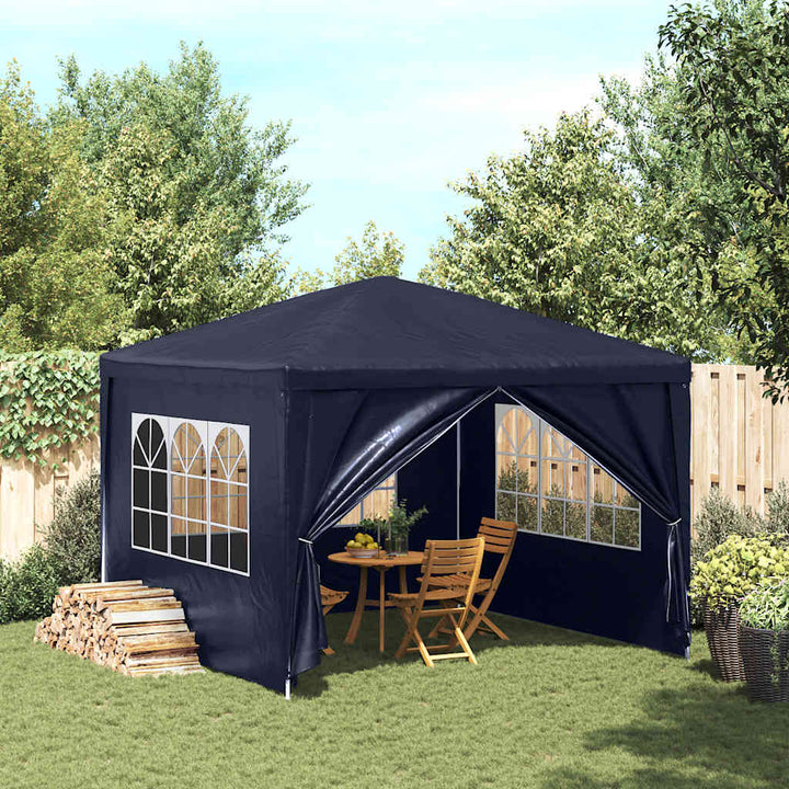 festtelt 3 x 3 cm blå