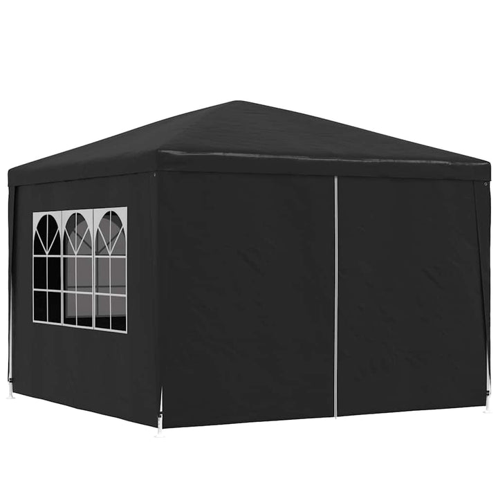 festtelt 3 x 3 m antracitgrå