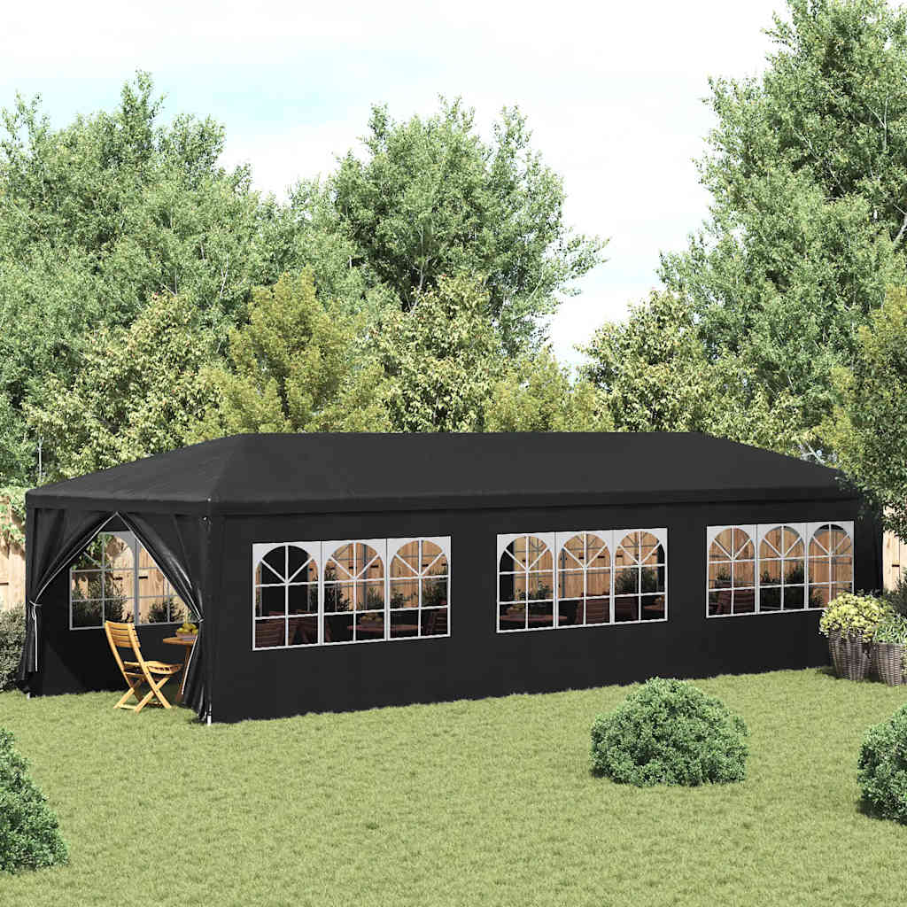 festtelt 3 x 9 m antracitgrå