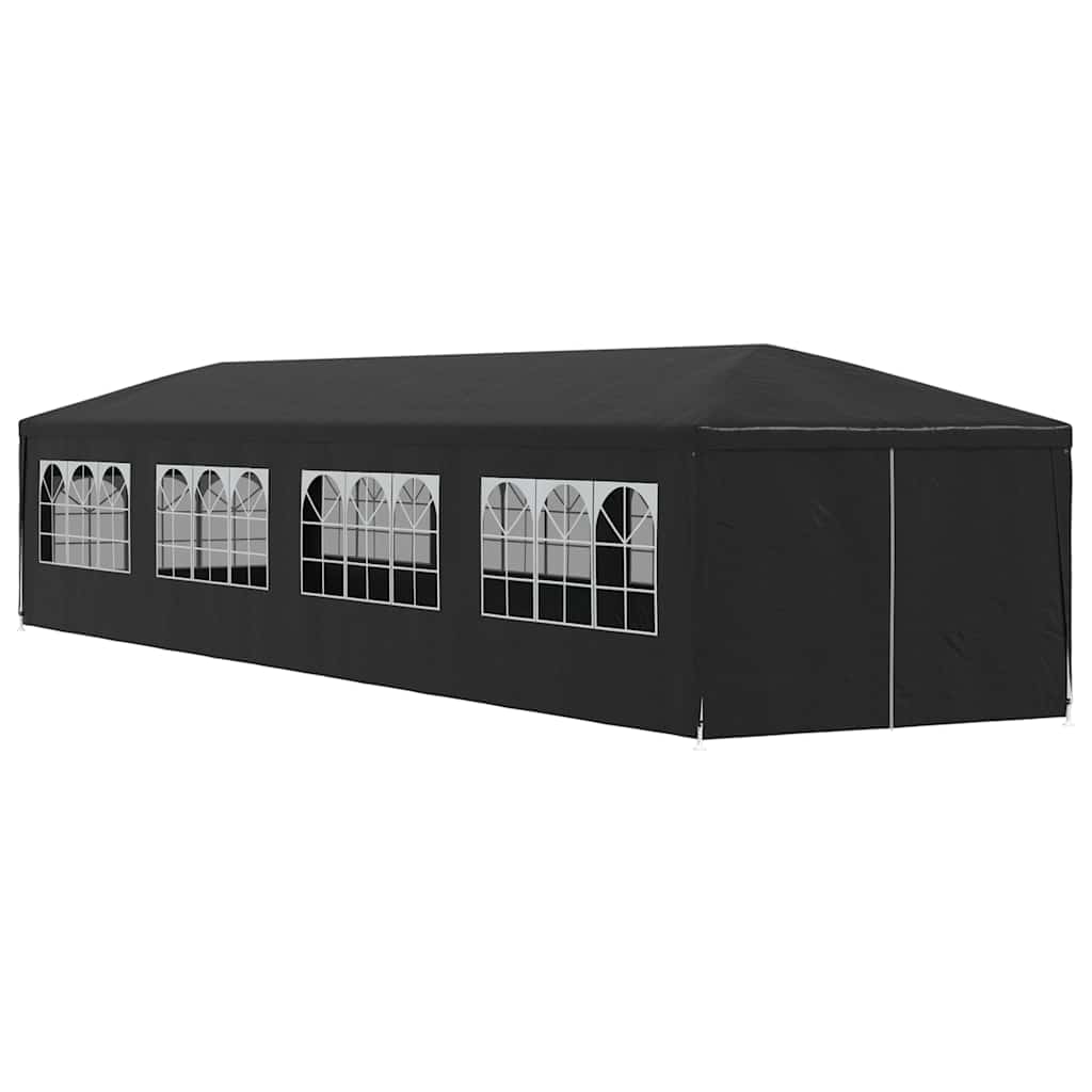 festtelt 3 x 12 m antracitgrå