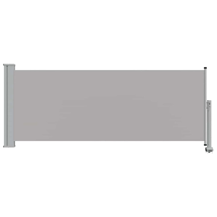 sammenrullelig sidemarkise til terrassen 100x300 cm grå