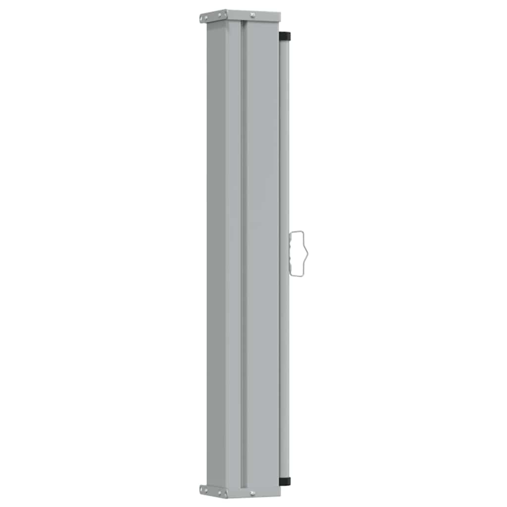 sammenrullelig sidemarkise til terrassen 100x300 cm grå