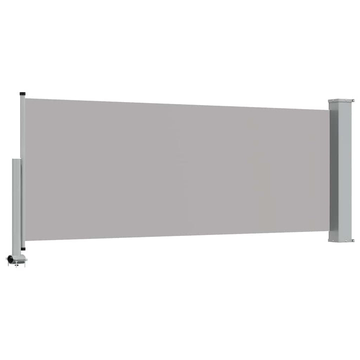 sammenrullelig sidemarkise til terrassen 100x300 cm grå