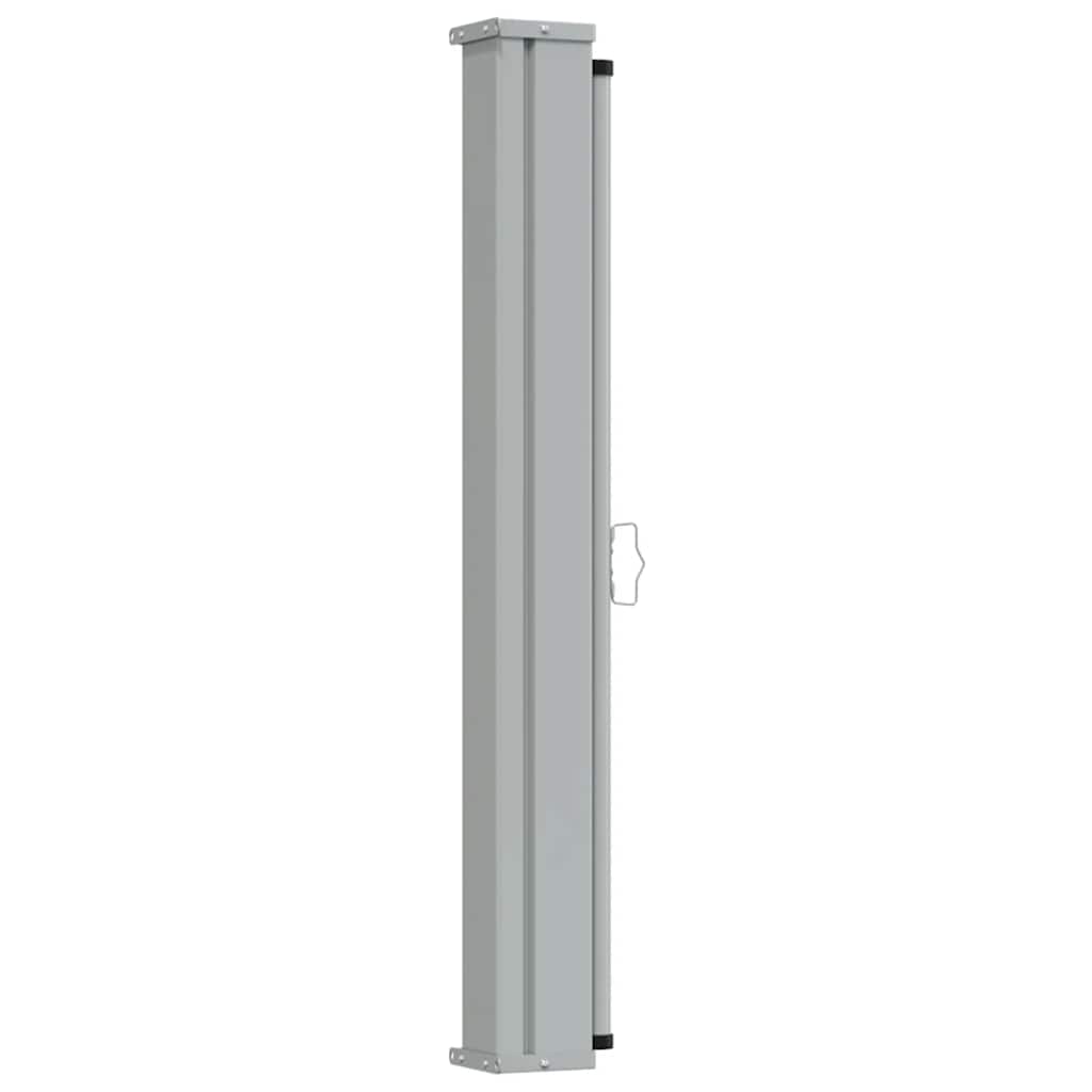 sammenrullelig sidemarkise til terrassen 120 x 300 cm grå
