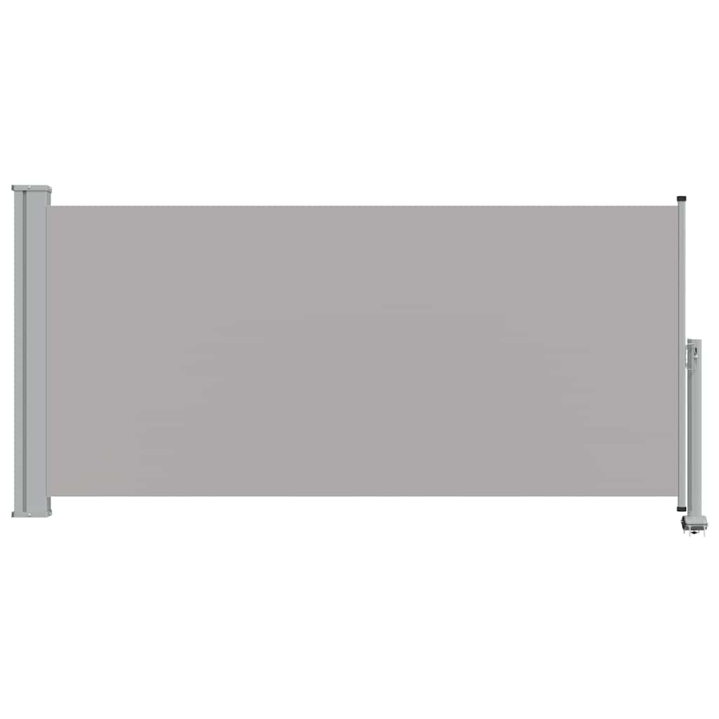 sammenrullelig sidemarkise til terrassen 120 x 300 cm grå