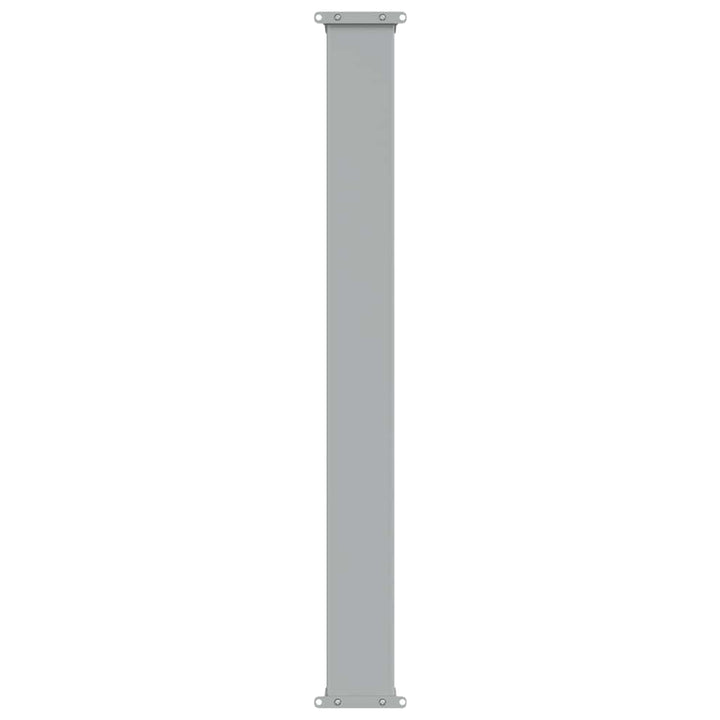 sammenrullelig sidemarkise til terrassen 120 x 300 cm grå