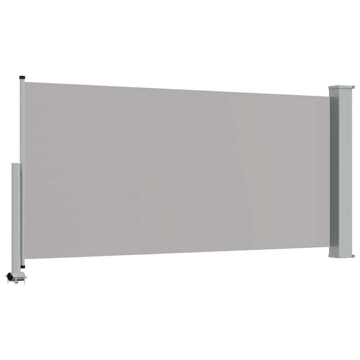 sammenrullelig sidemarkise til terrassen 120 x 300 cm grå