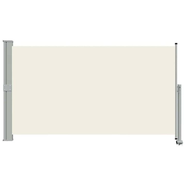 sammenrullelig sidemarkise til terrassen 140 x 300 cm creme