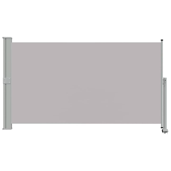 sammenrullelig sidemarkise til terrassen 140x300 cm grå